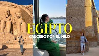 VLOG VIAJE A EGIPTO  cómo es un CRUCERO por el Nilo (room tour, comida, Abu Simbel...)