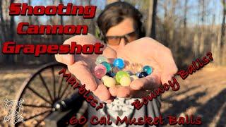 Shooting Cannon Grapeshot