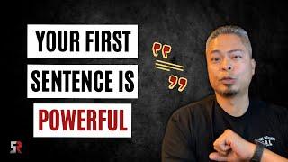 Your First Sentence is Powerful | Loan Officer Training