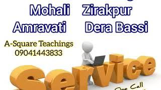 Home Tuition Tutor in PANCHKULA A-SQUARE TEACHINGS | Best Home TUtor Provider in All Sectors. 134109