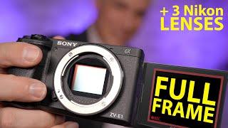 Sony ZV-E1 LEAKED! (+3 Nikon lenses)