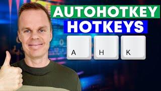 How to use Hotkeys in AutoHotkey - AutoHotkey Tutorial #2