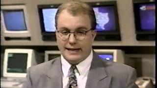 Meteorologist John Basham on KXXV-TV News 25 - 1996