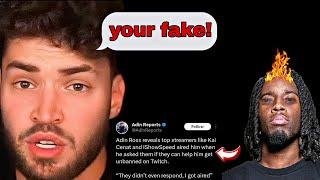 Adin Ross Exposes Kai Cenat For Being Fake..