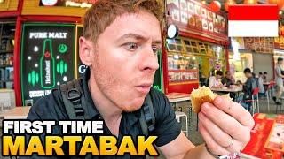 FIRST TIME Eating the Best Martabak in Jakarta, Indonesia 