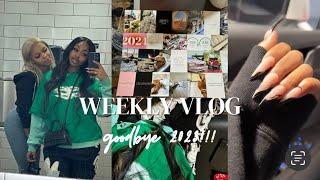 WEEKLY VLOG | HAPPY NEW YEAR! + vision boards + opening p.o. box packages + pop up shop + etc.