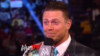 Kofi Kingston clashes with The Miz on the set of "Miz TV": Raw, Oct. 15, 2012