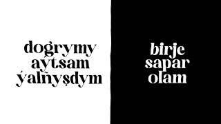 Syke Dali "akyl satma korpe" LYRICS AYDYM SOZLERI DaliDade iblis albom taze hit aydym tren tmrap HIT