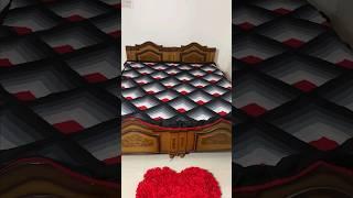 3D   bedsheet  room decor #shorts #sewing 