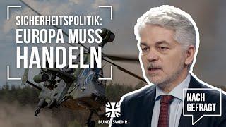Nachgefragt: Prof. Masala zu Sicherheitspolitik - Europa muss handeln | Bundeswehr