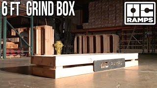 6 ft Skateboard Grind Box by OC Ramps