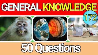 Educational General Knowledge Quiz Trivia 172 | Can You Answer All 50 Questions Correctly? 2024