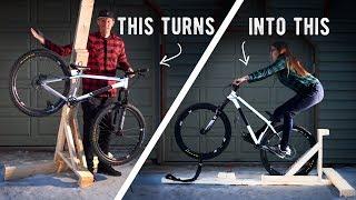 $15 DIY Manual Machine TRANSFORMS into Bike Repair Stand // MTB and BMX