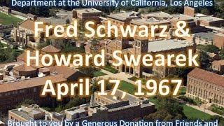 Schwarz & Swearek debating at UCLA 4/17/1967