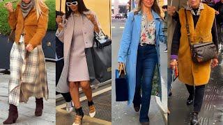 ITALIAN STREET STYLE FALL-WINTER 2024 | LOOKS ELEGANT LIKE MILANESE || OLD MONEY FASHION TRENDS