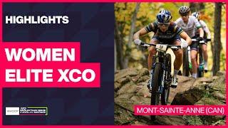 Mont-Sainte-Anne - Women Elite XCO Highlights | 2024 WHOOP UCI Mountain Bike World Cup