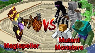 Magispeller VS Mutant Monsters | Minecraft |Mobs Battle