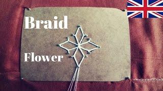 Bobbin lace tutorial | Braid Flower