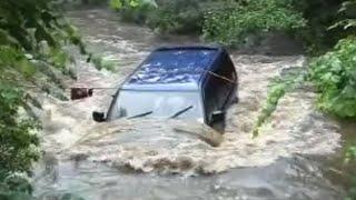 Real Life Rescue of Man Trapped in Car in a River | BBC Studios