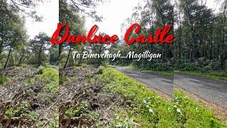 Dunluce Castle to Binevenagh, over looking Magilligan Point. At Gortmore Viewpoint.