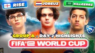 INSANE ENDING FOR DAY 2 | $250K FIFAe WORLD CUP LAN HIGHLIGHTS!! FIFAe GROUP A