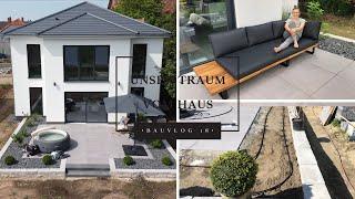 Hausbau I Start Gartenprojekt + Fertigstellung Terrasse I Highlight Wandpaneelen im Haus I #18