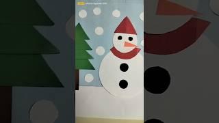 scenery using shapes #craft