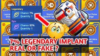 7% Legendary Implant Chance Real Or Fake ??  | 137k acoins wasted | Mech Arena