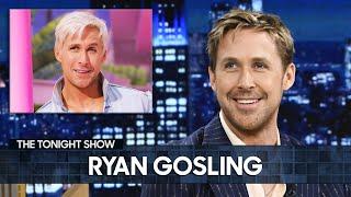 Ryan Gosling Addresses His Viral Ken Picture and Paints Jimmy’s Fingernail Pink (Extended)