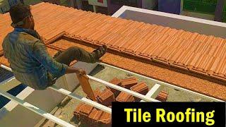 How is Tile Roofing done/ Clay roof tiles - A2Z Construction details