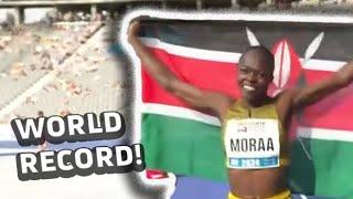 Mary Moraa Sets WORLD RECORD In Women's 600m At 2024 ISTAF Berlin