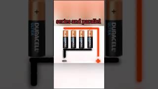 Batteries in series and parallel |#amazing #circuitdesign  #viralshorts