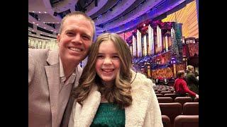 Nate and Emmy go to the Tabernacle Choir at Temple Square Christmas concert