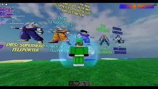 Roblox dragon ball aftermath rp all gamepasses update 5 characters!!!