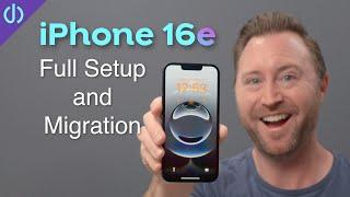 How to Setup a NEW iPhone 16e AND Transfer Your Data!