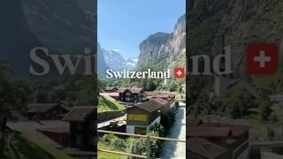 I think THIS is the best train journey on earth! #lauterbrunnen  to #wengen in #switzerland