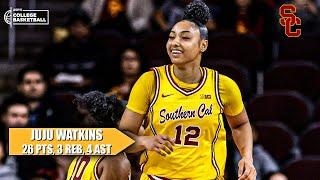 JuJu Watkins DROPS 30TH CAREER 25+ PTS GAME vs. Nebraska  | ESPN College Basketball