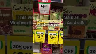 Vegan Specials this week at Woolworths Supermarkets in Australia. #veganaustralia #vegan #shopping