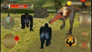 Gorilla Battle Dinosaur World Survival | Monster Gorilla Vs Dinosaur - Android GamePlay