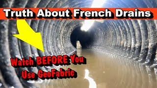 Truth about Geofabric Wrapped French Drains - Watch Before You Install a French Drain