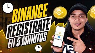 Como CREAR y Verificar mi Cuenta de BINANCE 2024  Desde el Teléfono 