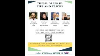 How to Prepare for Thesis and Dissertation Defence