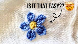 HOW DO YOU EMBROIDER A FLOWER? | Easy Flower Applique Tutorial