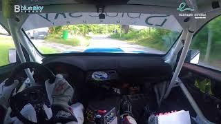 Rally Barbados 2018 - Rob Swann incar - SS8 - Subaru WRC S12B