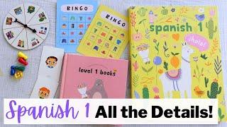 Homeschool Spanish Curriculum | Spanish 1 from Homeschool Languages Flip-Through | FAQs and Tips!