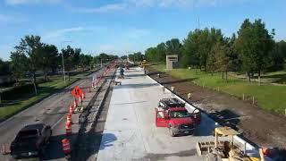 Time lapse Video  Road Construction