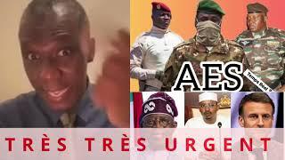 TRÈS TRÈS URGENT : SÉKOU TOUNKARA VS EMMANUEL MACRON, MAHAMAT IDRISS DEBY , TINUBU ET L’AES