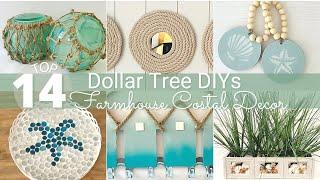 TOP 14 DOLLAR TREE DIY FARMHOUSE COASTAL DECOR