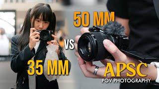 35mm vs 50mm POV Portrait Photo (APSC)  | Which is Better?