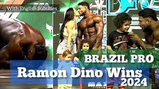 Emotional Ramon Dino Wins Brazil Pro - Watch his Family celebrate LIVE